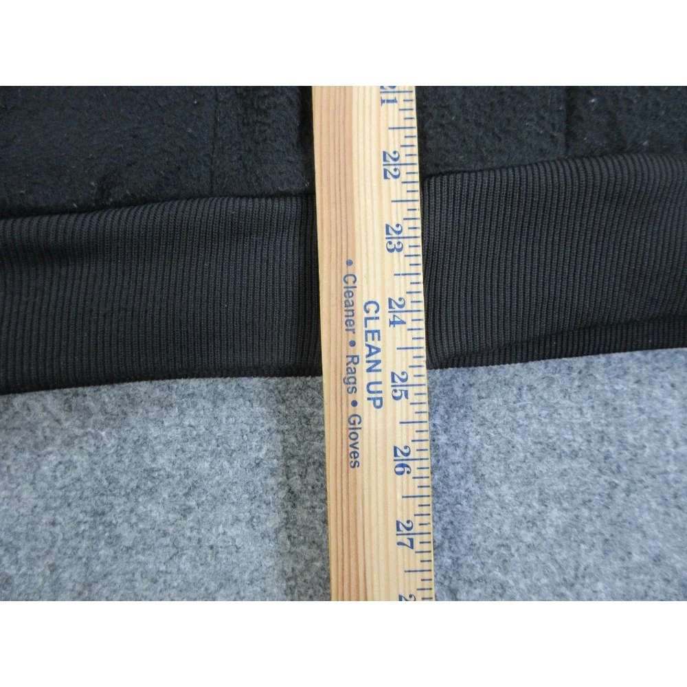 Vintage Columbia Fleece Jacket Mens XL‎ Black Bomber Neon Zip USA Made 90s